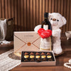 The Yummy Bonbons Gift Set, liquor gift, liquor, chocolate gift, chocolate, bear gift, bear, California delivery