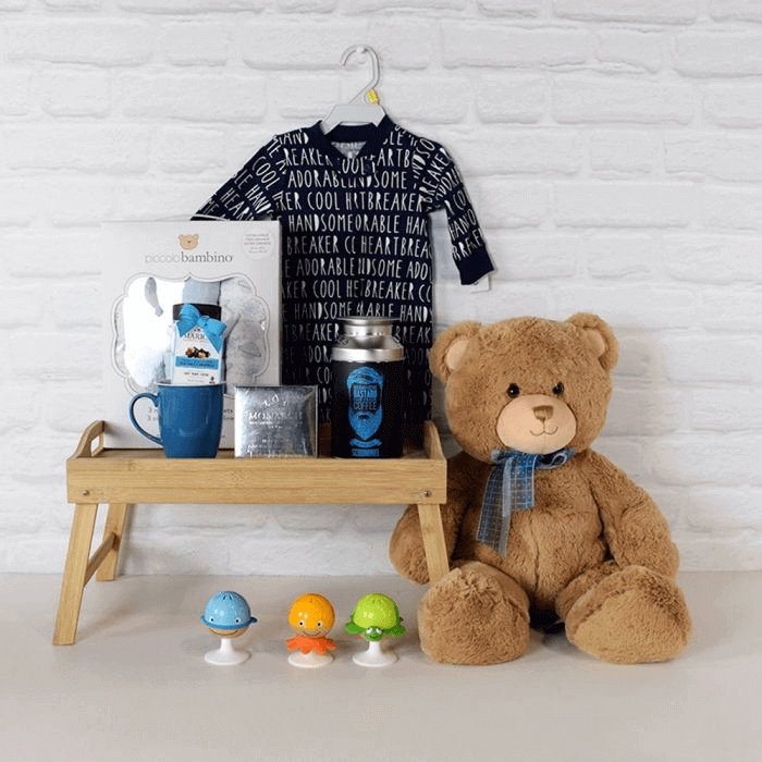 Warm Fuzzies Baby Gift Set from California Baskets - Baby Gift Basket - California Delivery