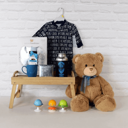 Warm Fuzzies Baby Gift Set from California Baskets - Baby Gift Basket - California Delivery