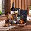 Warm Wishes Wine & Cheese Basket - California Baskets - California delivery