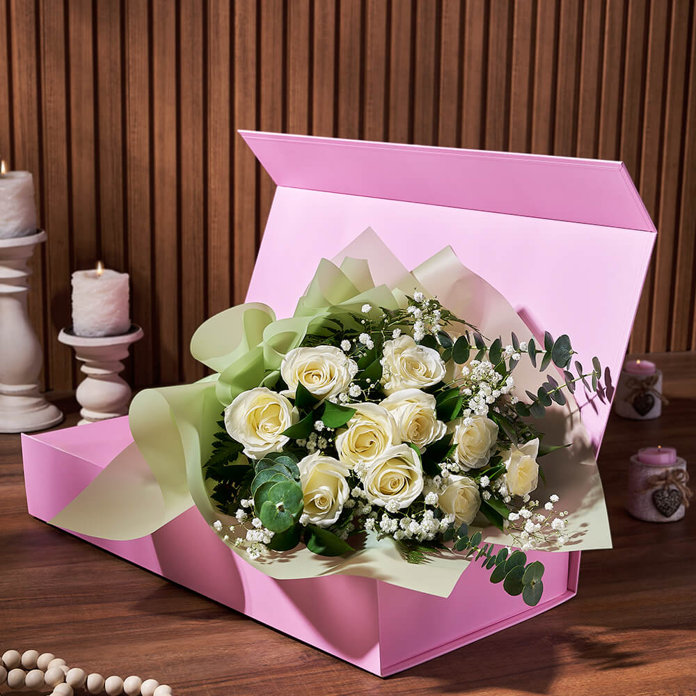 Flower arrangements staged for same-day delivery in Los Angeles