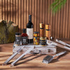 Zesty Barbeque Grill Gift Set with Wine From-California Baskets-California Delivery